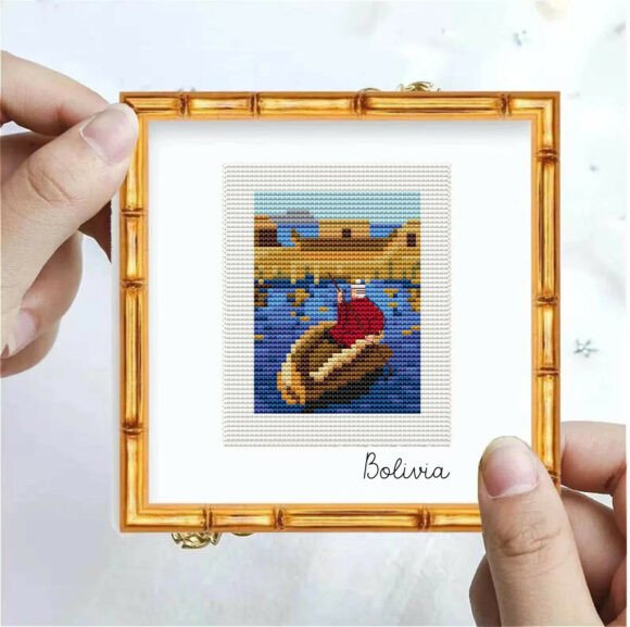 Bolivia Lake Titicaca Cross Stitch PDF