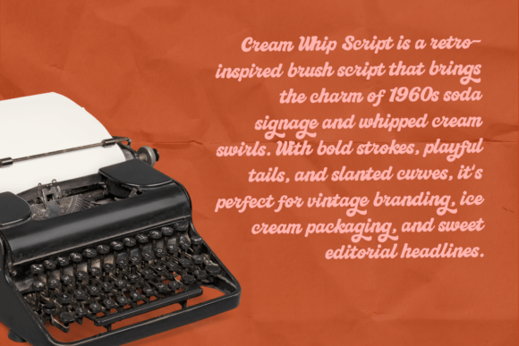 Cream Whip Font - Preview 1
