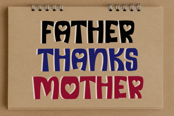 Dad Love Font PNG with transparent background - Preview 4