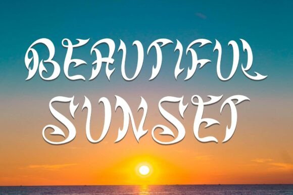 Dark Summer Font - Preview 3