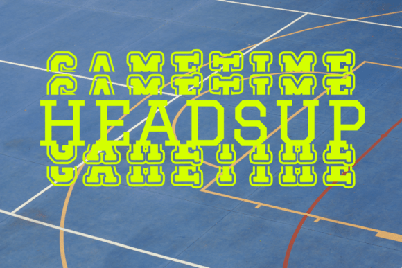 Echoline Varsity Font - Preview 2