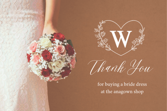Floral Heart Monogram Font - Preview 1