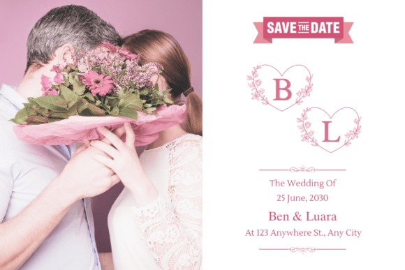 Floral Heart Monogram Font - Preview 2