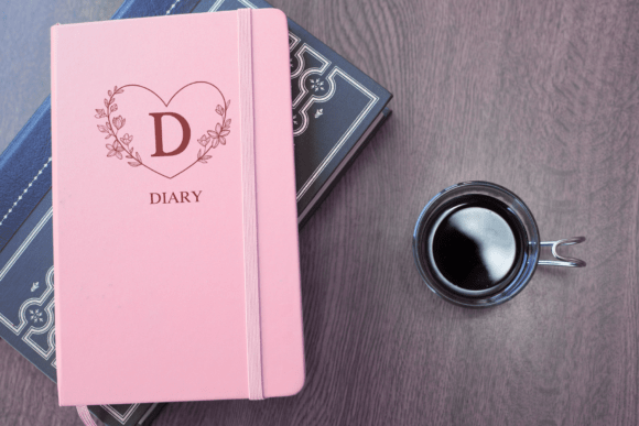 Floral Heart Monogram Font - Preview 4