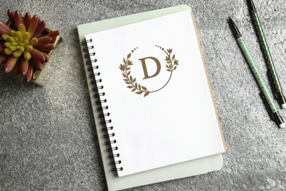 Friday Monogram Font PNG with transparent background - Preview 2