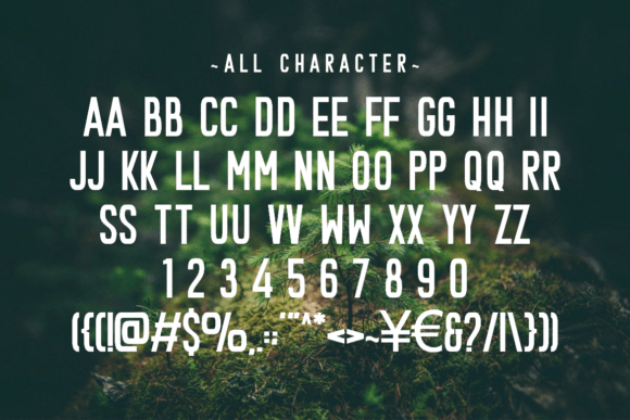 Gozira Font PNG with transparent background - Preview 1