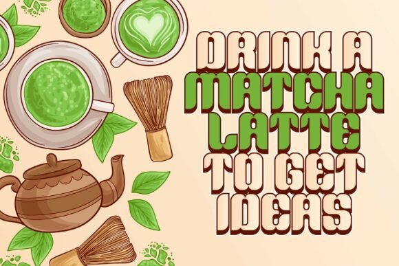Green Leaves Font - Preview 2