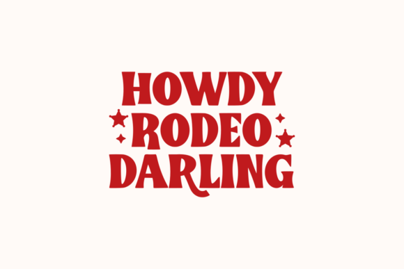 Howdy Rodeos Font PNG with transparent background - Preview 5