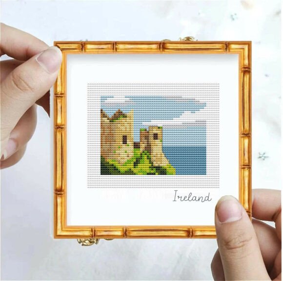 Ireland Castle Cross Stitch Pattern