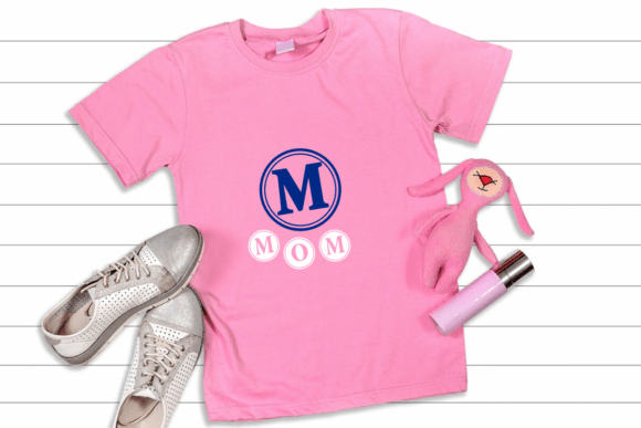 Monogram Sticker Family Font PNG with transparent background - Preview 4