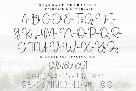 Notesheet Font PNG with transparent background - Preview 3