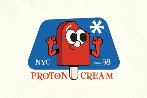 Proton Pop Font PNG with transparent background - Preview 5