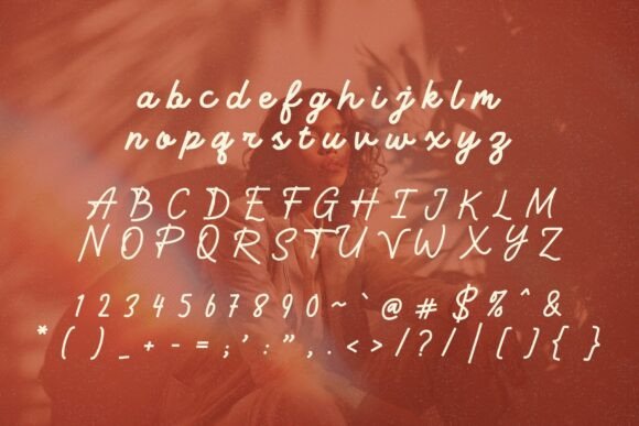 Retrogram Font PNG with transparent background - Preview 1