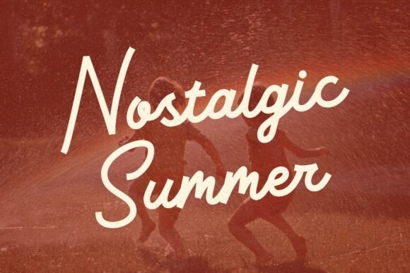 Retrogram Font PNG with transparent background - Preview 2