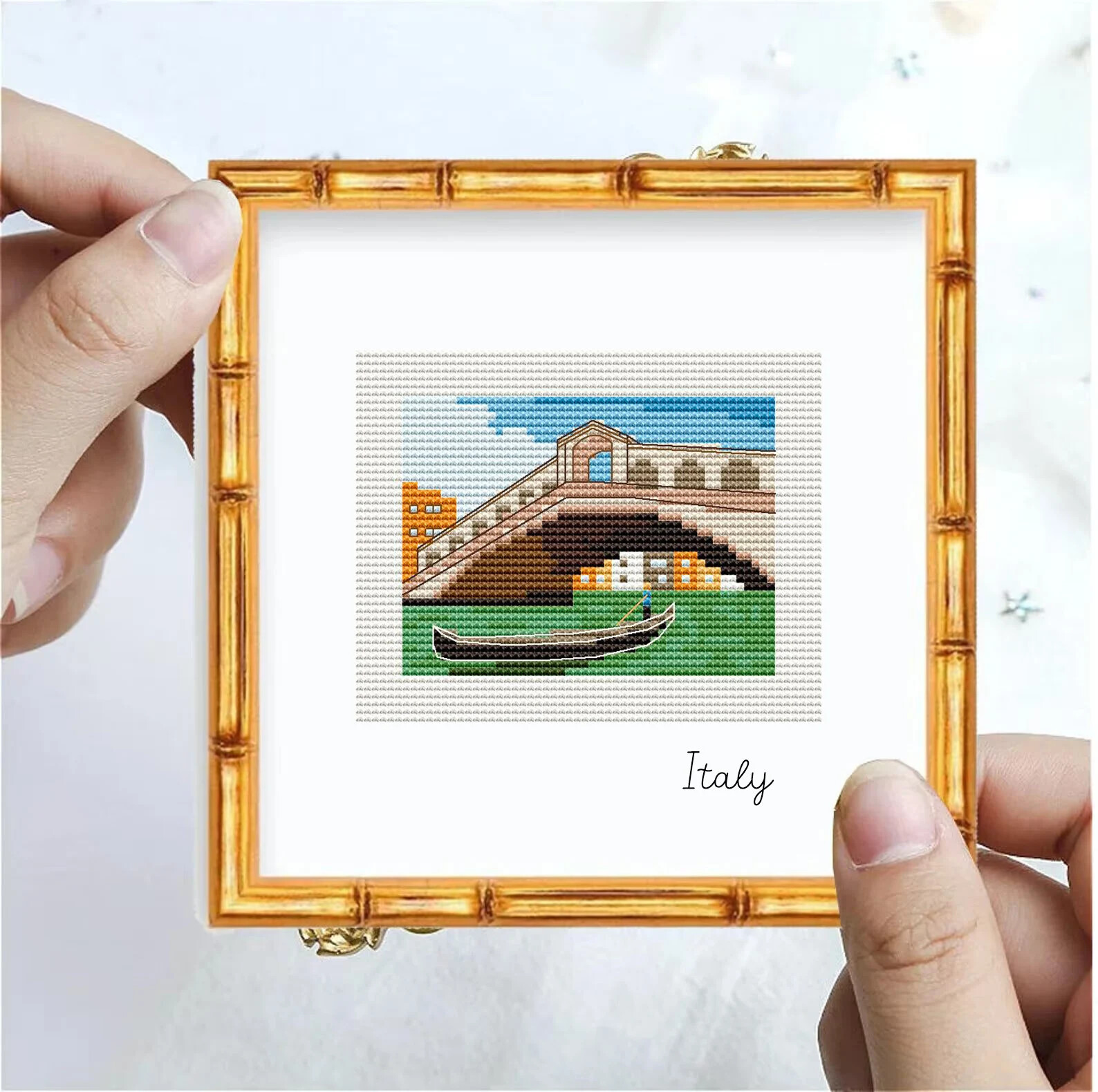 Venice Italy Cross Stitch Pattern Art