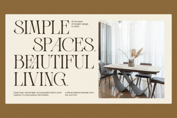 Amsio Elegant Serif Font - Preview 2