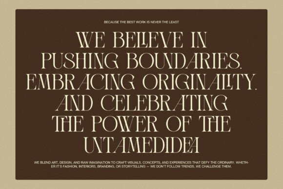 Amsio Elegant Serif Font - Preview 4