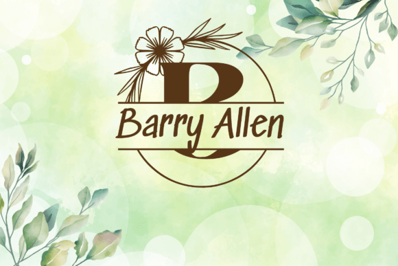 Arabesque Bloom Split Monogram Font - Preview 1