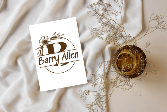 Arabesque Bloom Split Monogram Font - Preview 2