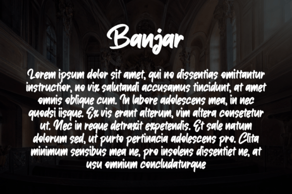 Banjar Font - Preview 2