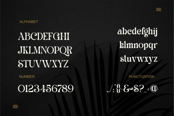 Black Morin Font - Preview 5