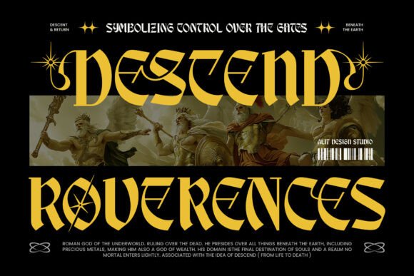 Break Roman Font - Preview 1