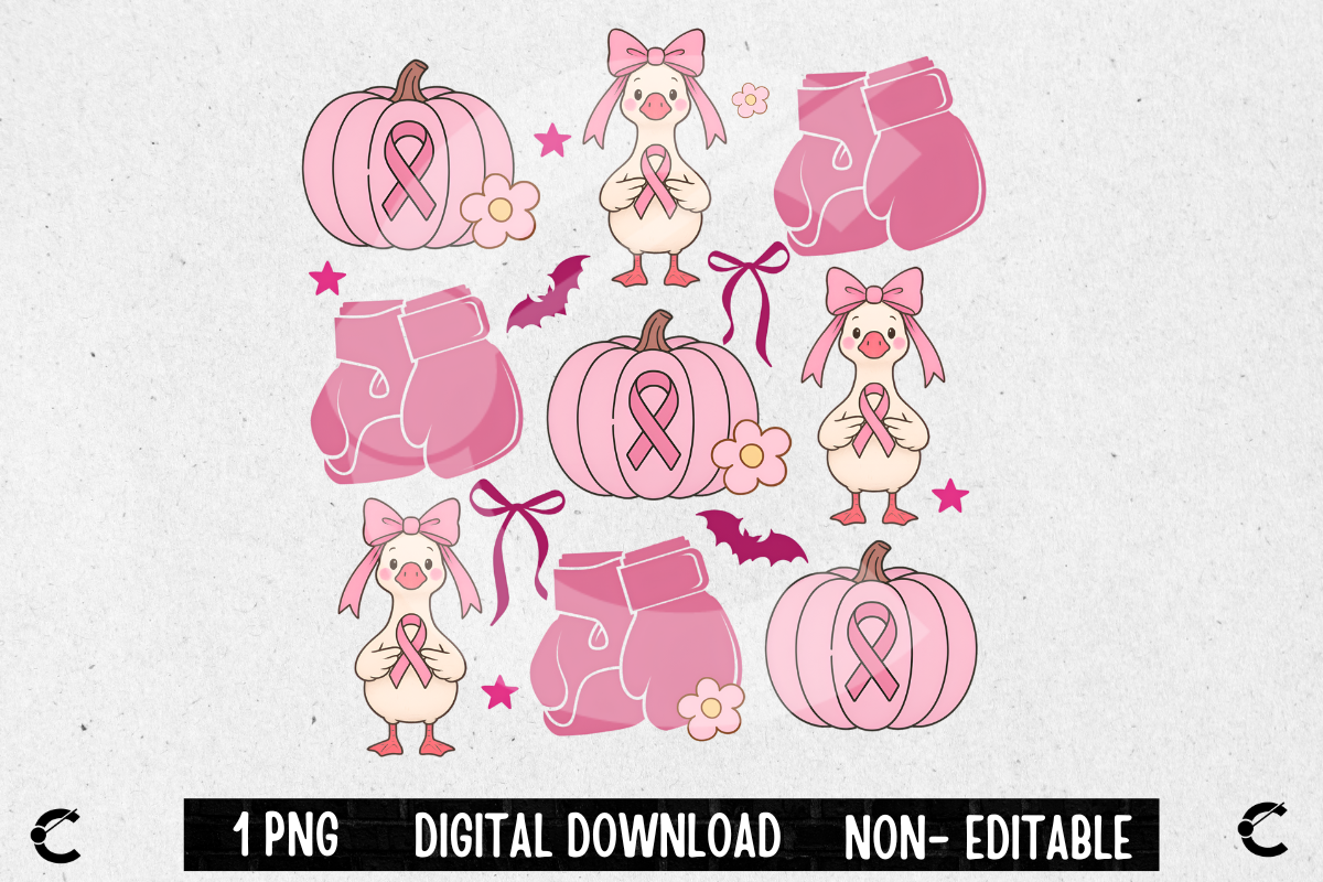 Breast Cancer Coquette Bow Silly Goose Graphic by Crimson Rain Digital ...