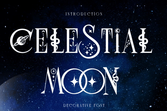 Celestial Moon Font