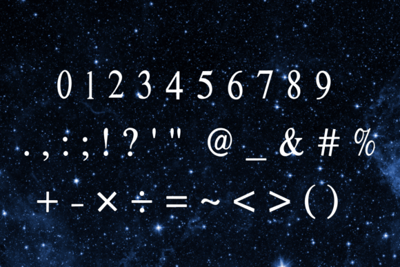 Celestial Moon Font - Preview 3