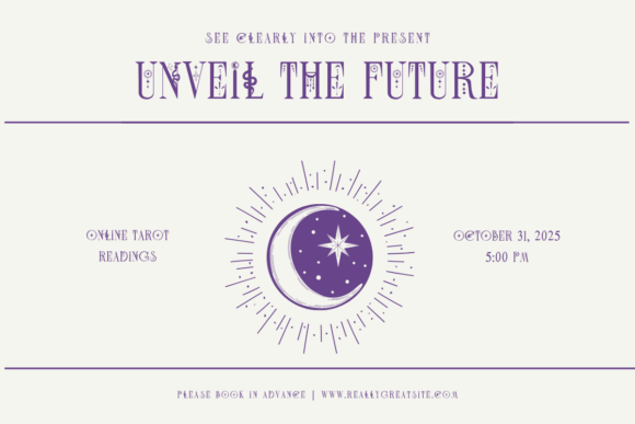 Celestial Moon Font - Preview 4