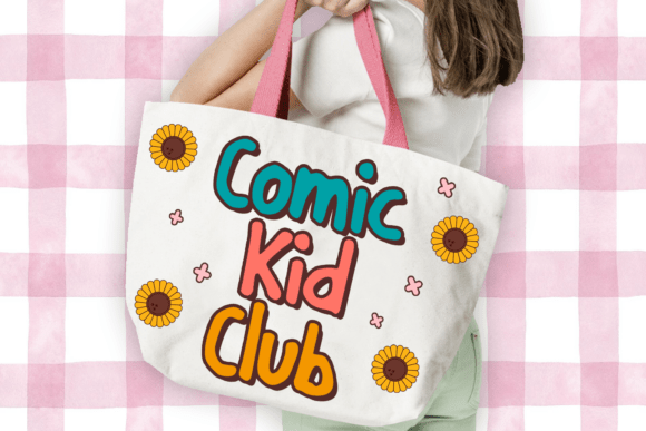 Comic Marker Font PNG with transparent background - Preview 3