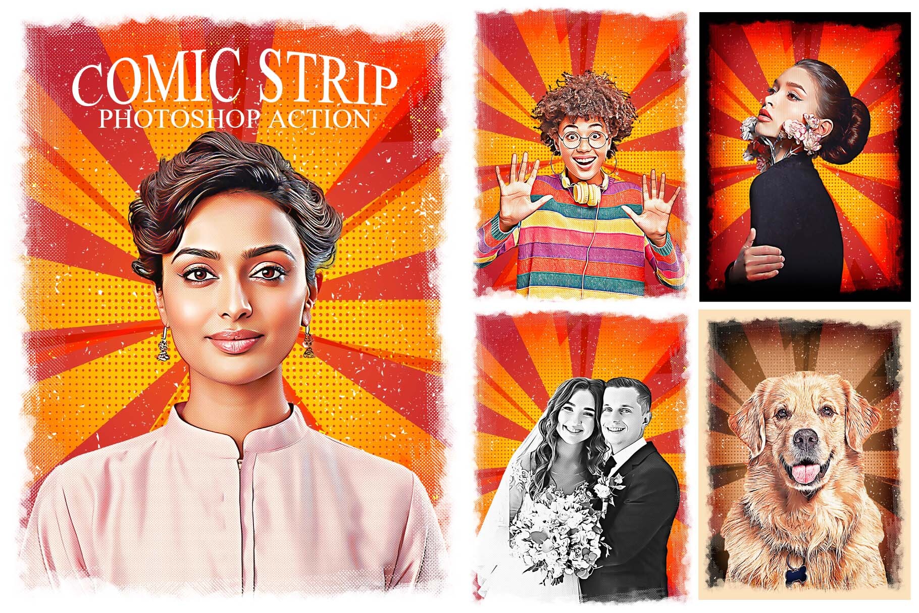 Comic Strip Photoshop Action