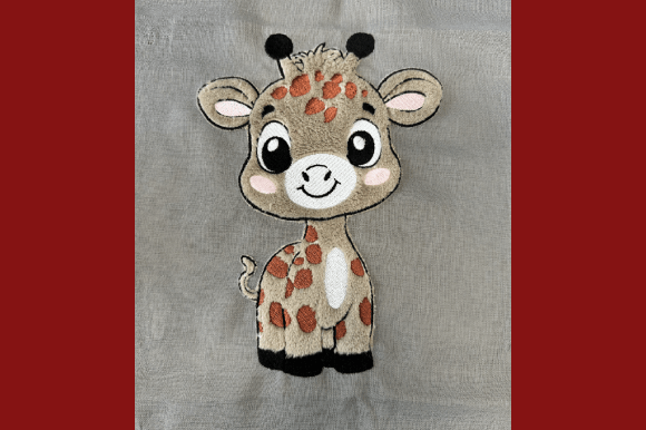 Cute Baby Giraffe Applique
