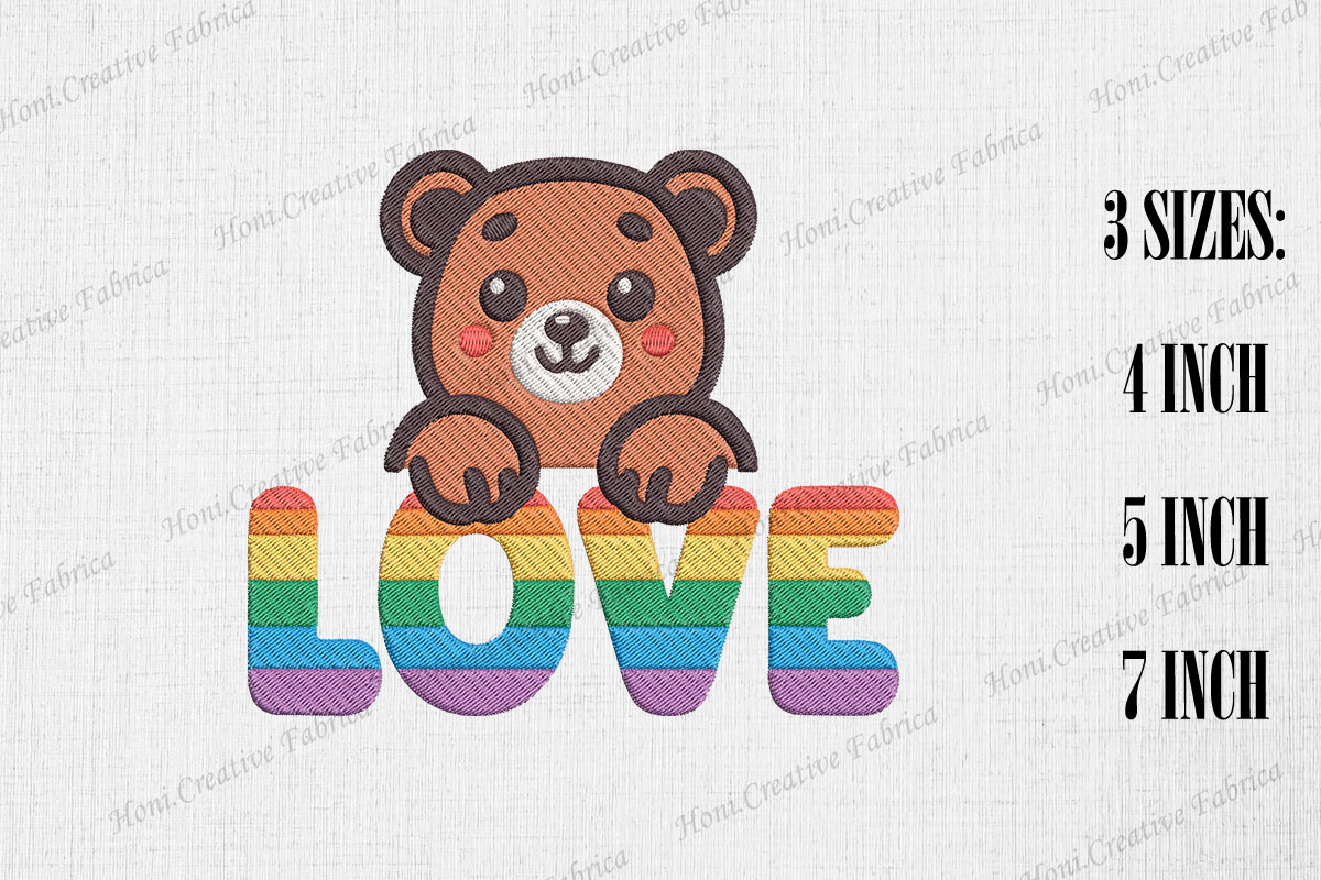 Cute Bear Loves LGBT