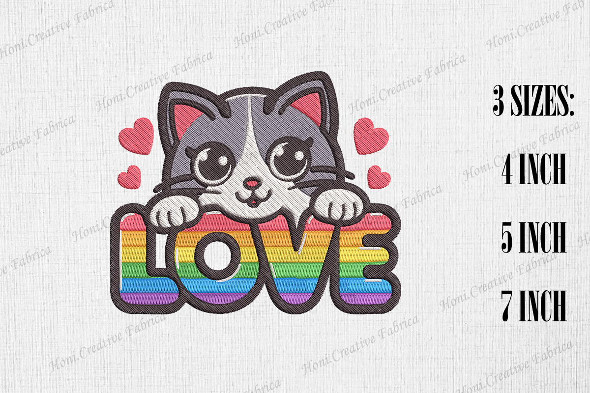 Cute Cat Loves LGBT