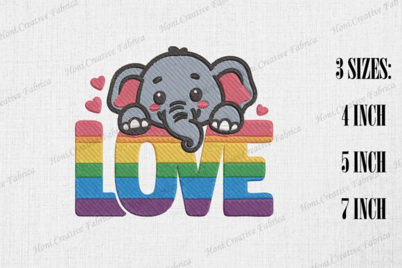 Cute Elephant Loves LGBT