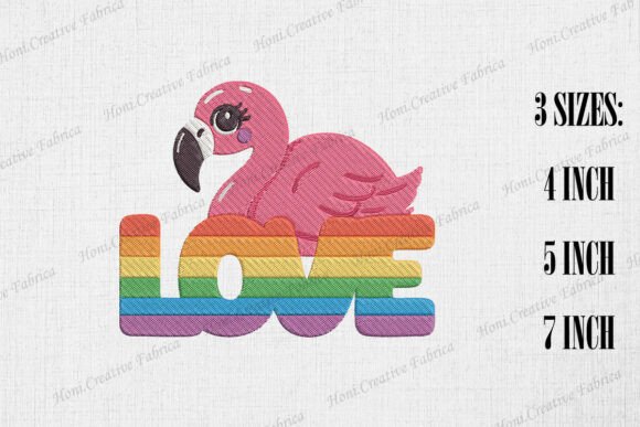 Cute Flamingo Loves LGBT