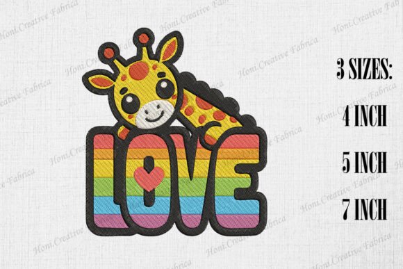 Cute Giraffe Loves LGBT