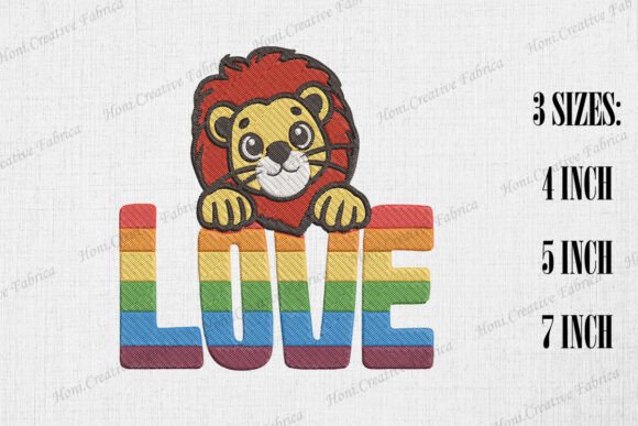 Cute Lion Loves LGBT