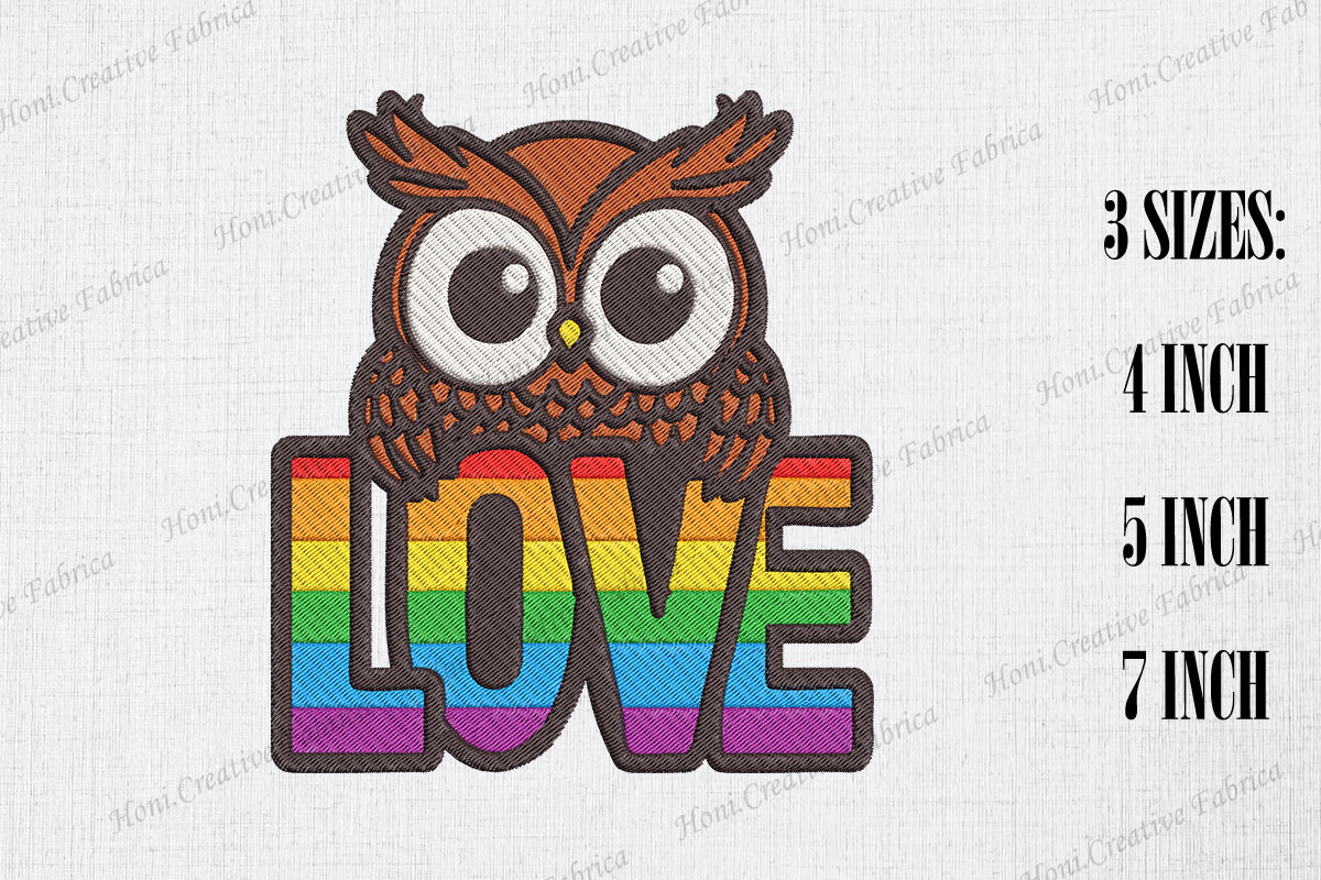 Cute Owl Loves LGBT