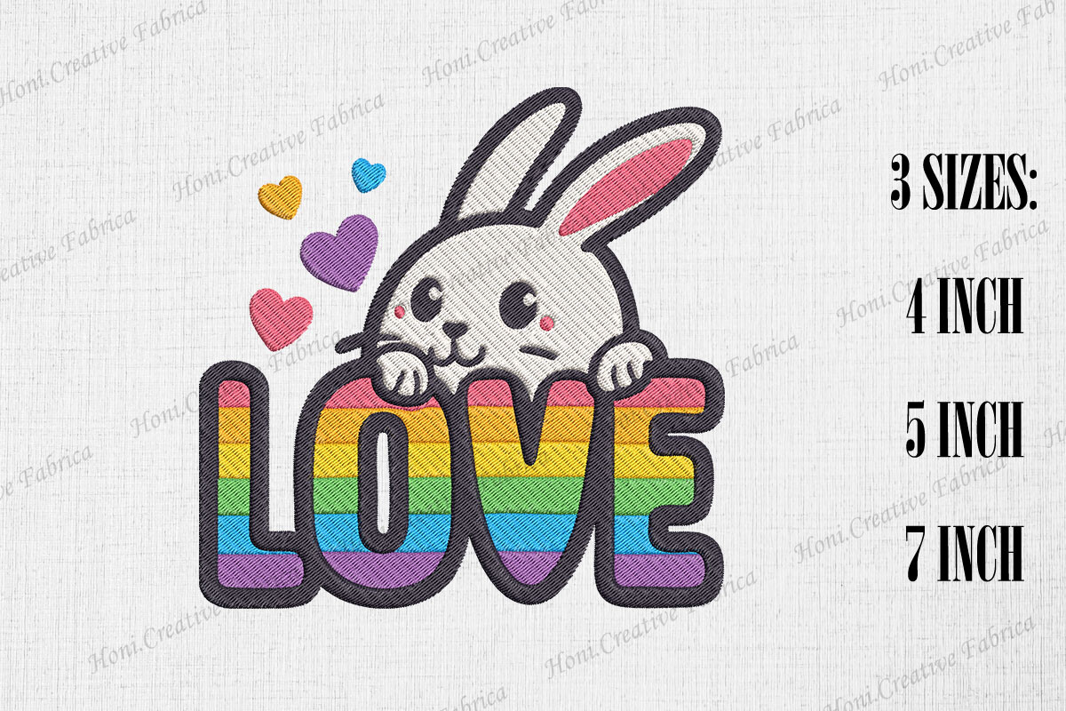 Cute Rabbit Loves LGBT