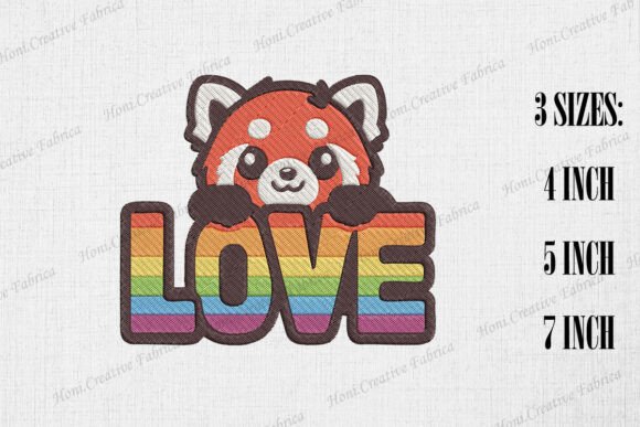 Cute Red Panda Loves LGBT