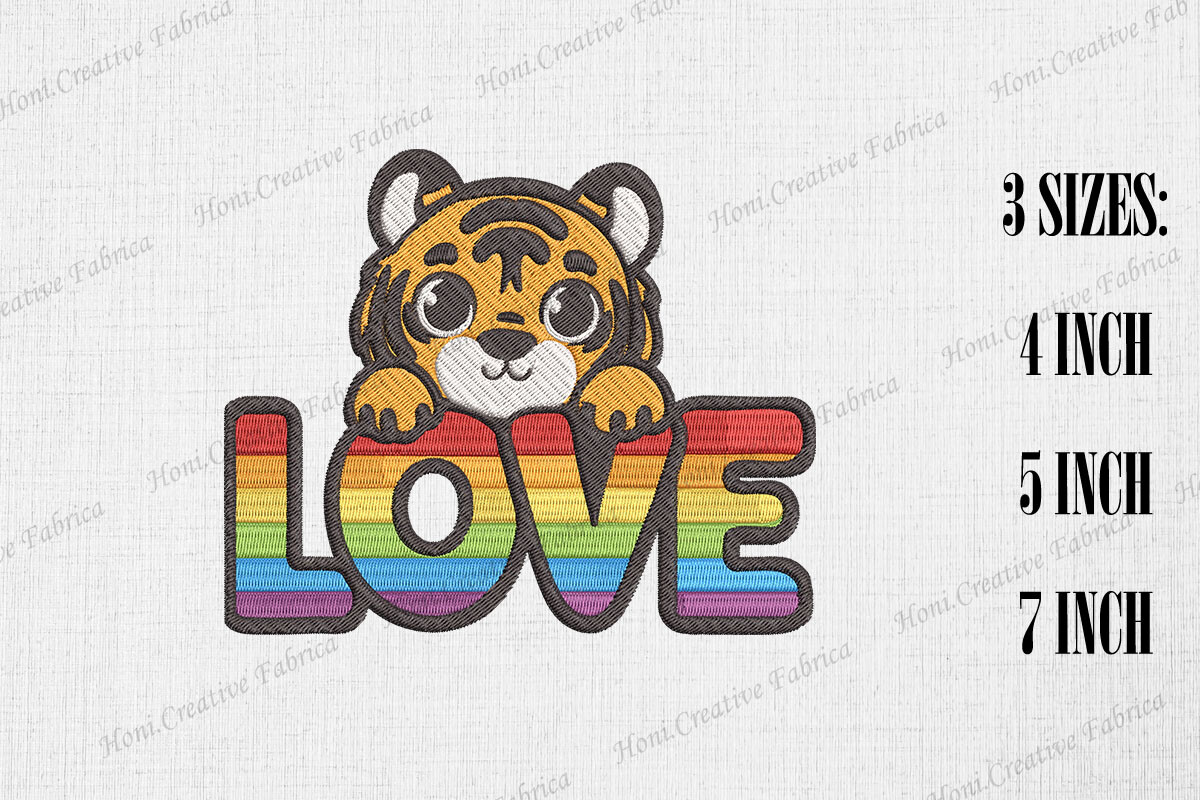 Cute Tiger Loves LGBT
