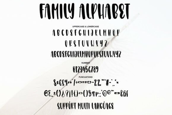 Family Alphabet Font - Preview 5