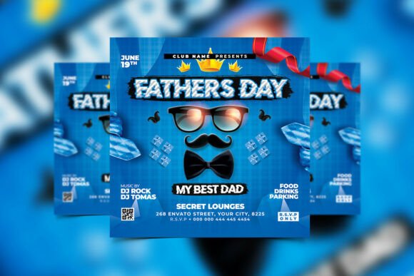 Father's Day Flyer Template