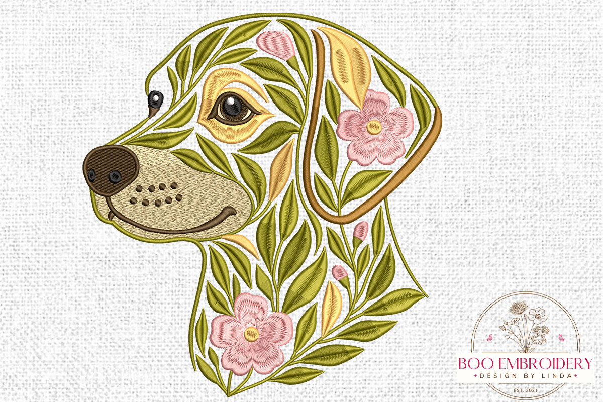 Floral Labrador