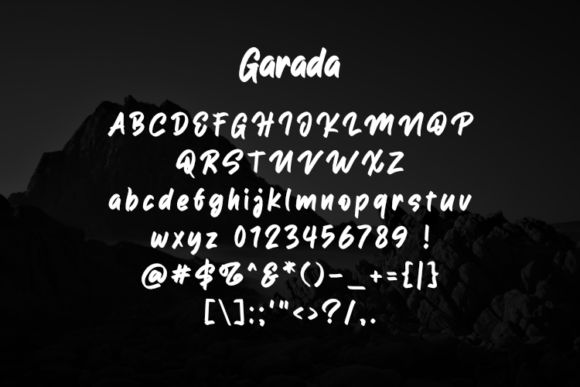 Garada Font - Preview 1