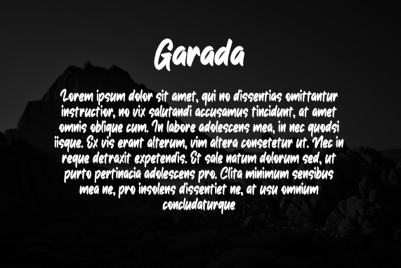 Garada Font - Preview 2
