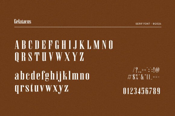 Gelatacos Font - Preview 1