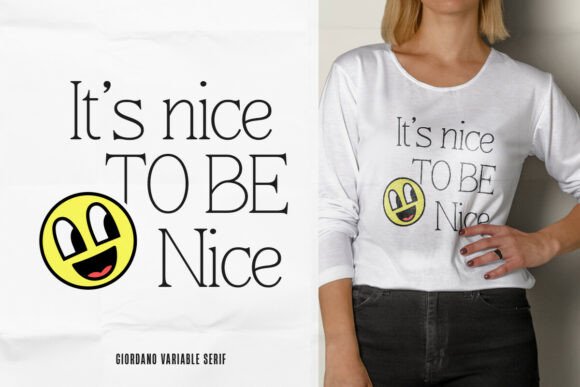 Giordano Serif Font PNG with transparent background - Preview 2